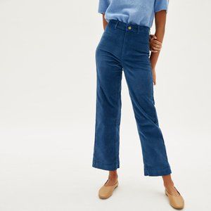 Everlane The Corduroy Wide-Leg Pant Atlantic Blue